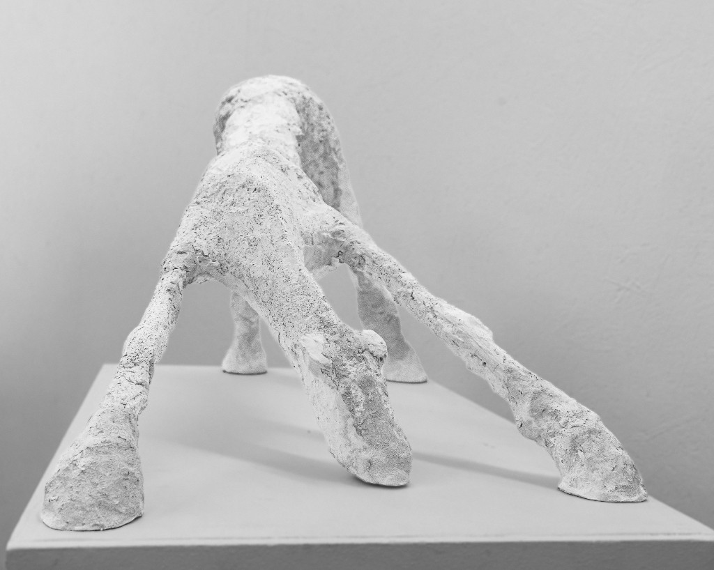 Sculpture of a horse in a dynamic pose